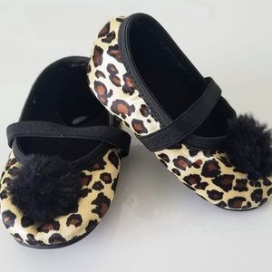 Baby Mink Leopard Flats